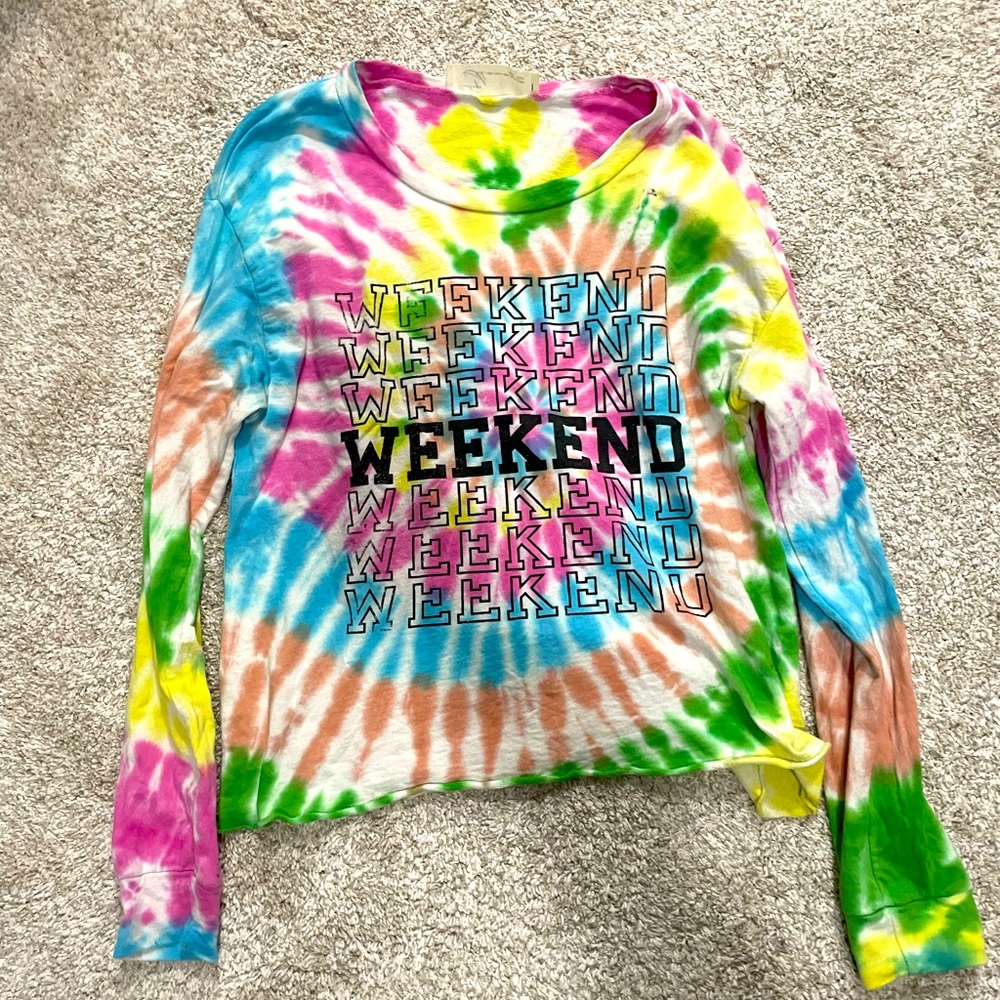 Vintage Havana Tye Dye Long sleeve Tee Sm